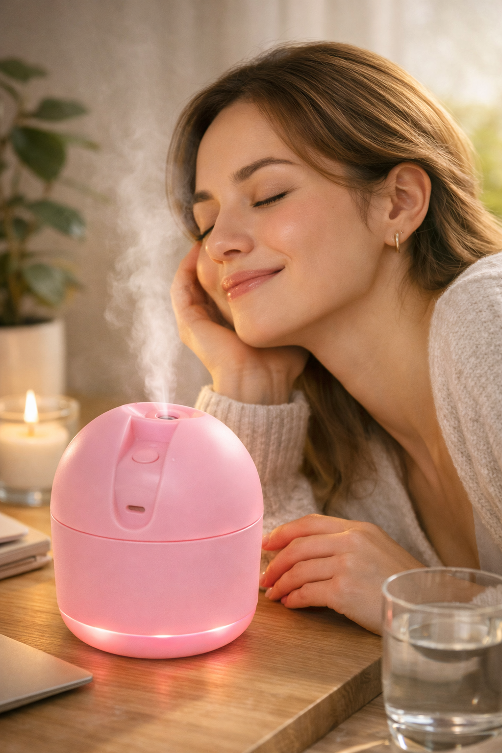 USB Mini Air Humidifier for Home and Office