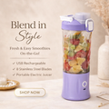 Portable Blender with Multicolor Light 8 Blades