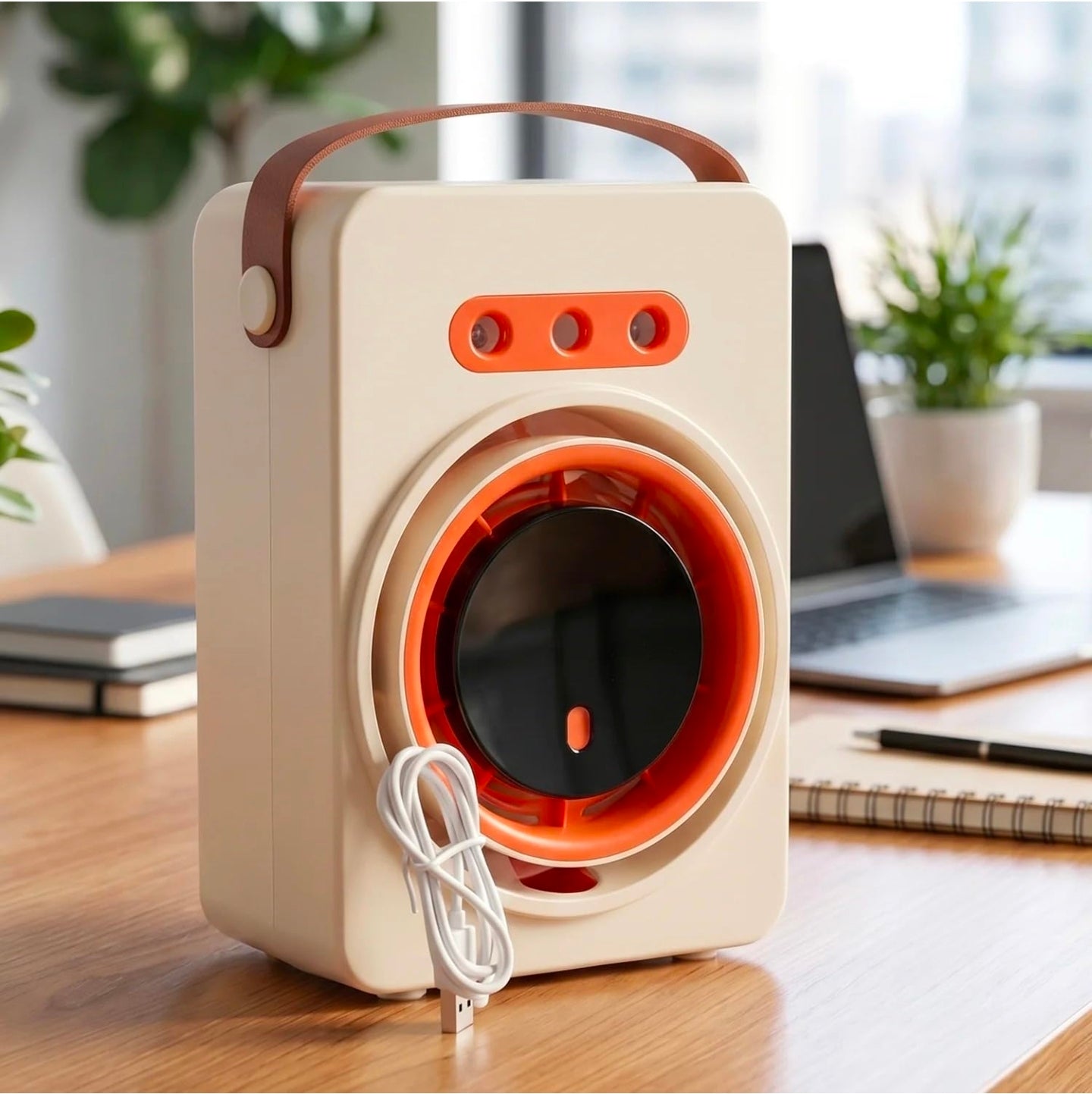 Portable Humidifying Air Cooling Fan With Display