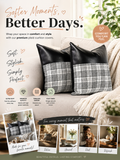 Aesthetic Pillow Cover's Cushion Cases, Soft Leather and Cotton